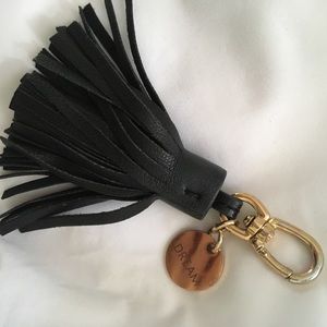Purse Tassel Leather with “Dream” Charm